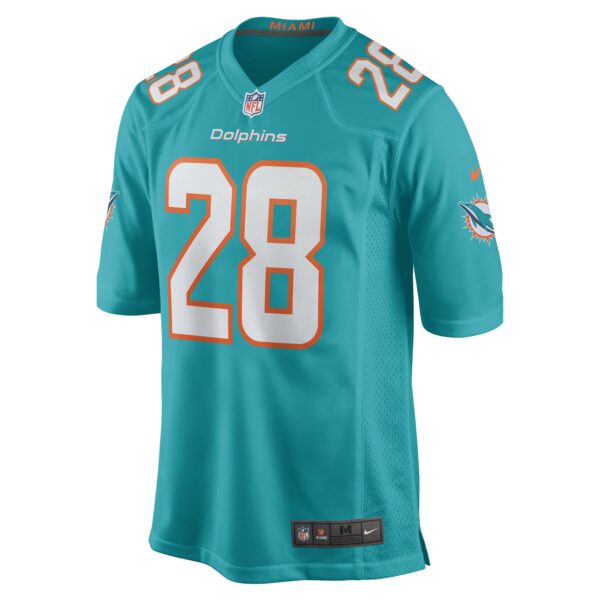 Men’s Miami Dolphins Kader Kohou Nike Aqua Game Player Jersey