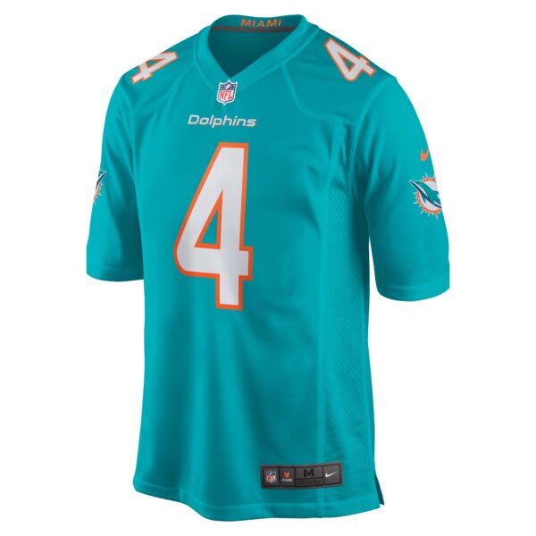 Men’s Miami Dolphins Kader Kohou Nike Aqua Game Player Jersey