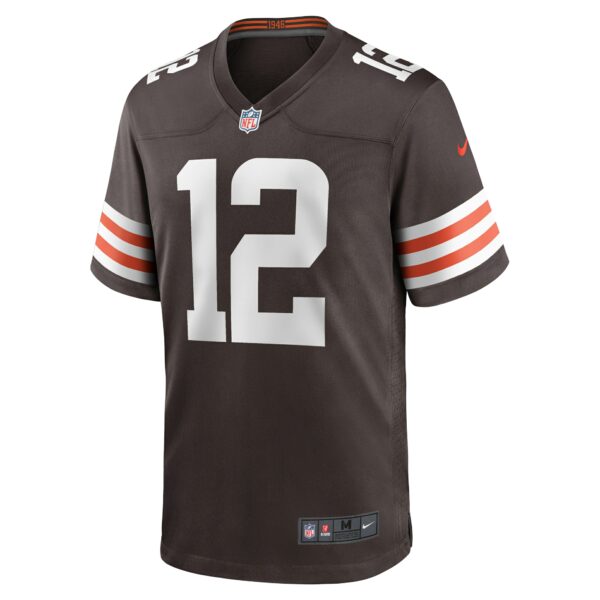 Men’s Cleveland Browns Kahlef Hailassie Nike Brown Team Game Jersey