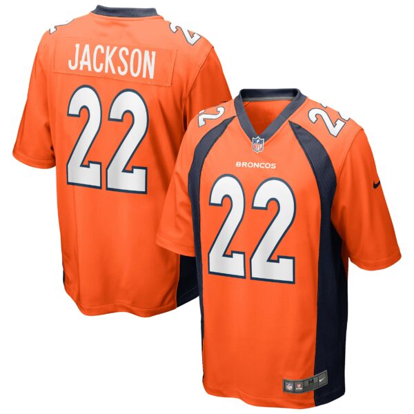 Men’s Denver Broncos Kareem Jackson Nike Orange Game Jersey