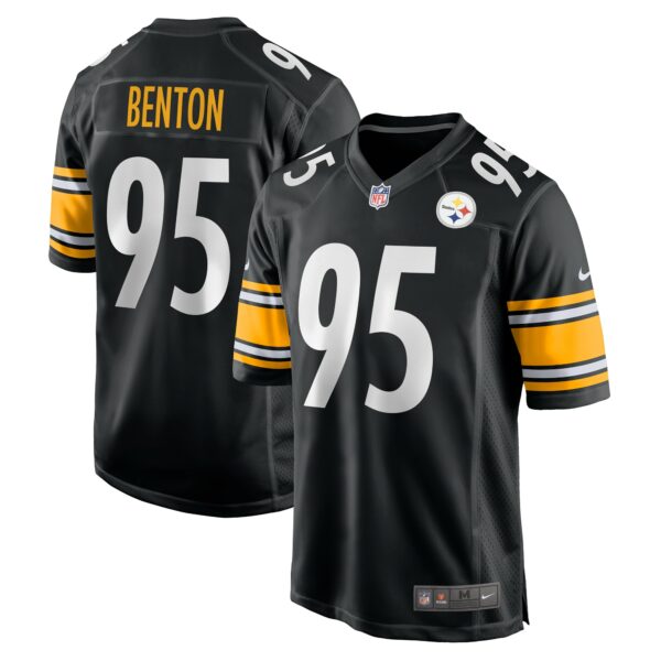 Men’s Pittsburgh Steelers Keeanu Benton Nike Black Team Game Jersey