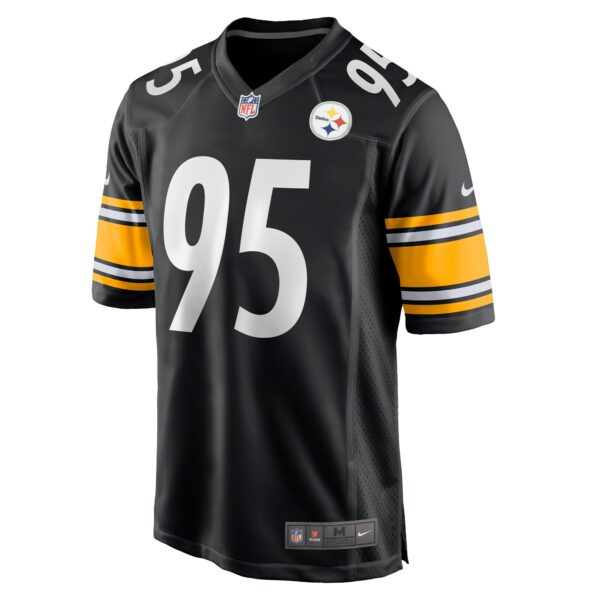 Men’s Pittsburgh Steelers Keeanu Benton Nike Black Team Game Jersey