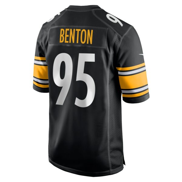 Men’s Pittsburgh Steelers Keeanu Benton Nike Black Team Game Jersey