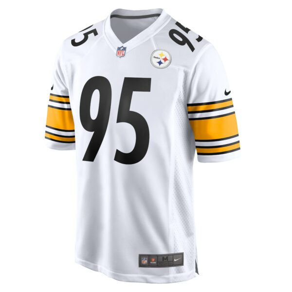 Men’s Pittsburgh Steelers Keeanu Benton Nike White Game Jersey