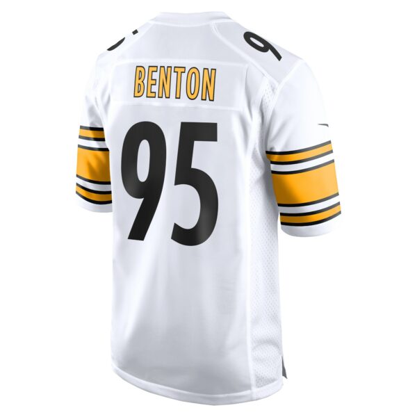 Men’s Pittsburgh Steelers Keeanu Benton Nike White Game Jersey