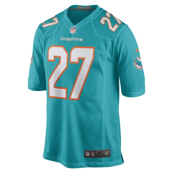 Men’s Miami Dolphins Keion Crossen Nike Aqua Game Player Jersey