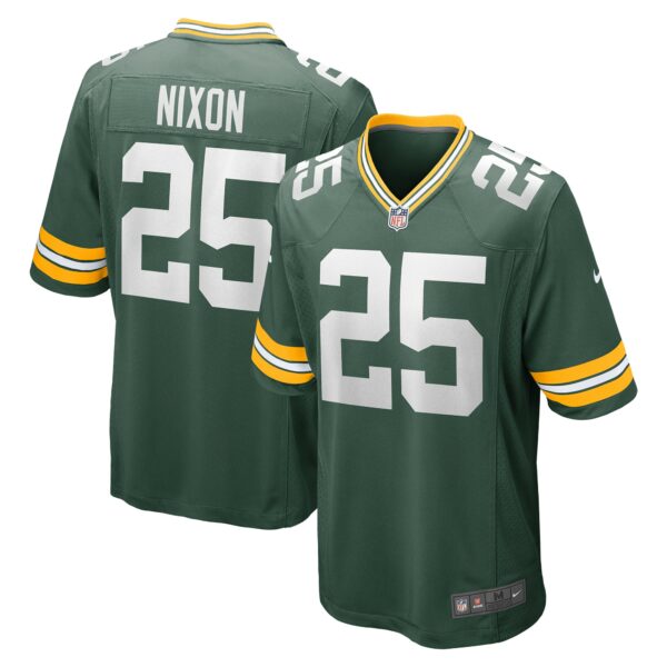 Men’s Green Bay Packers Keisean Nixon Nike Green Game Player Jersey