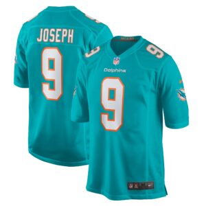 Men's Miami Dolphins Kelvin Joseph Nike Aqua Team Game Jersey