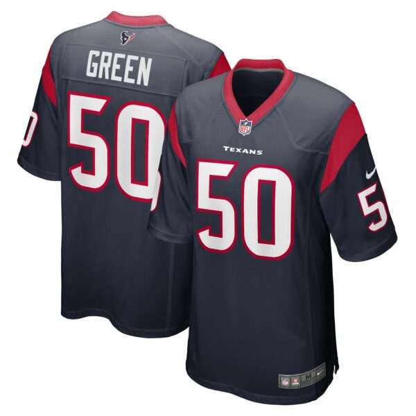 Men’s Houston Texans Kendrick Green Nike Navy Team Game Jersey