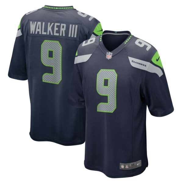 Men’s Seattle Seahawks Kenneth Walker III Nike Navy Player Game Jersey