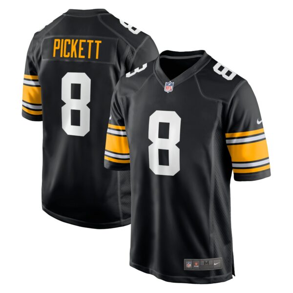 Men’s Pittsburgh Steelers Kenny Pickett Nike Black Player Alternate Game Jersey