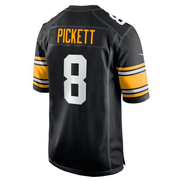 Men’s Pittsburgh Steelers Kenny Pickett Nike Black Player Alternate Game Jersey