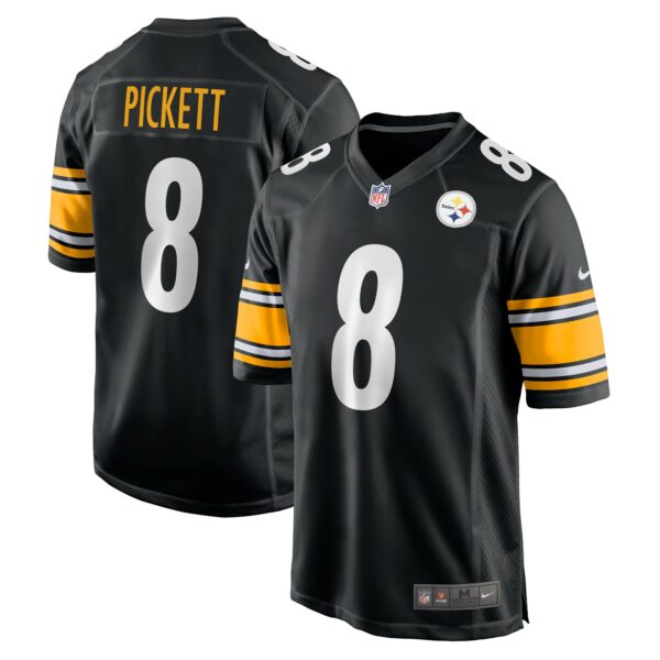 Men’s Pittsburgh Steelers Kenny Pickett Nike Black Player Game Jersey