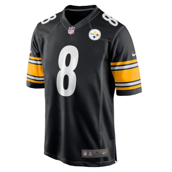 Men’s Pittsburgh Steelers Kenny Pickett Nike Black Player Game Jersey