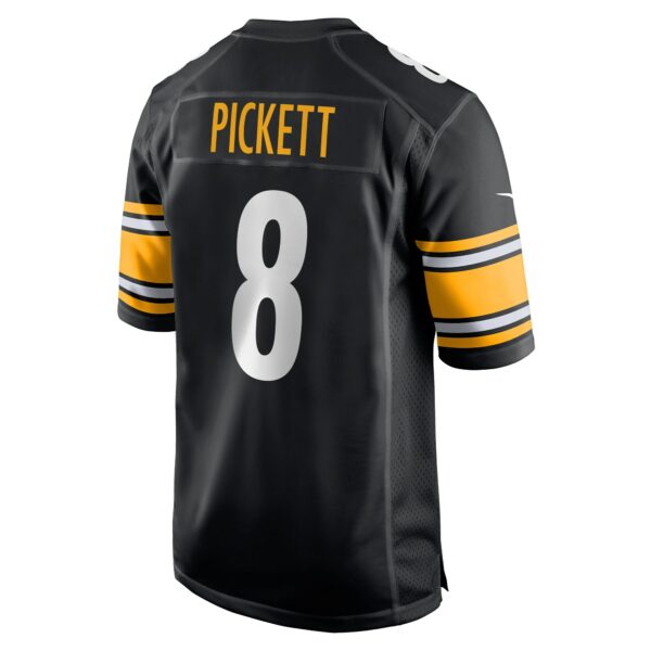 Men’s Pittsburgh Steelers Kenny Pickett Nike Black Player Game Jersey