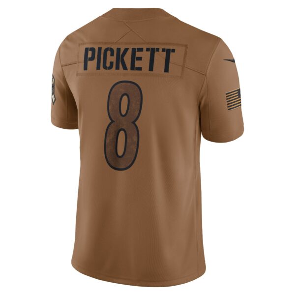 Men’s Pittsburgh Steelers Kenny Pickett Nike Brown 2023 Salute To Service Limited Jersey