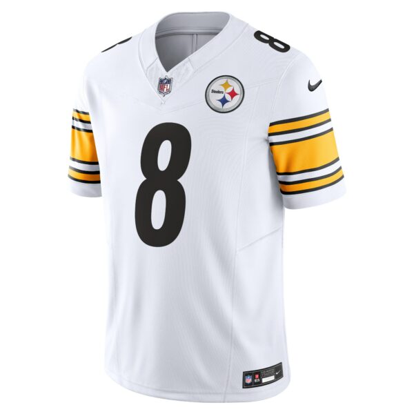 Men’s Pittsburgh Steelers Kenny Pickett Nike White Vapor F.U.S.E. Limited Jersey