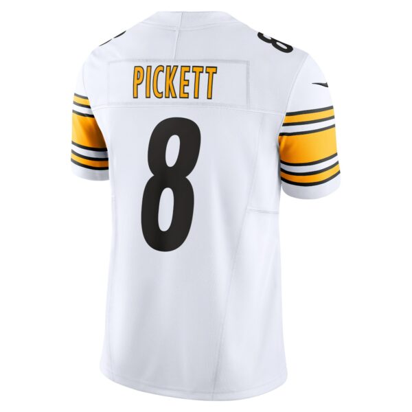 Men’s Pittsburgh Steelers Kenny Pickett Nike White Vapor F.U.S.E. Limited Jersey