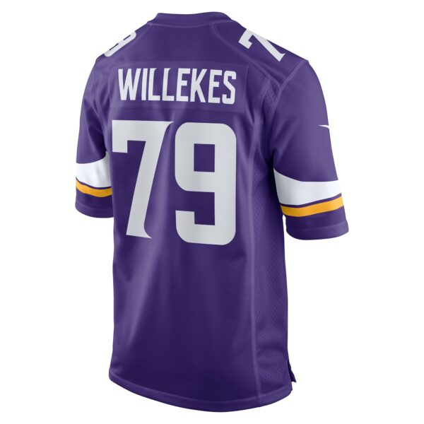 Men’s Minnesota Vikings Kenny Willekes Nike Purple Game Jersey