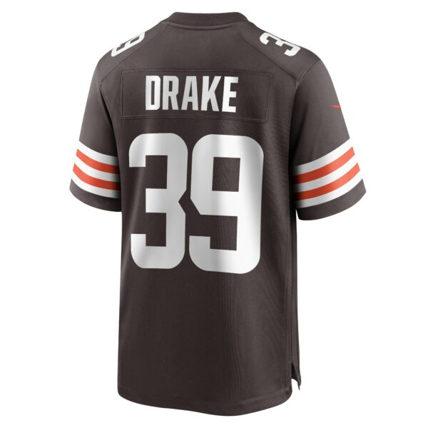 Men’s Cleveland Browns Kenyan Drake Nike Brown Game Jersey