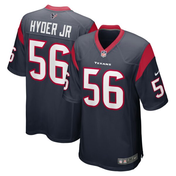 Men’s Houston Texans Kerry Hyder Jr. Nike Navy Game Jersey