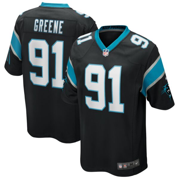 Men’s Carolina Panthers Kevin Greene Nike Black Game Retired Player Jersey