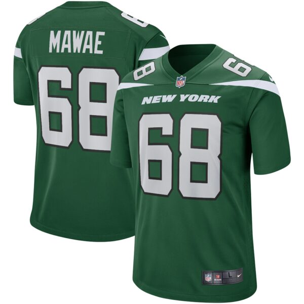 Men’s New York Jets Kevin Mawae Nike Gotham Green Game Retired Player Jersey