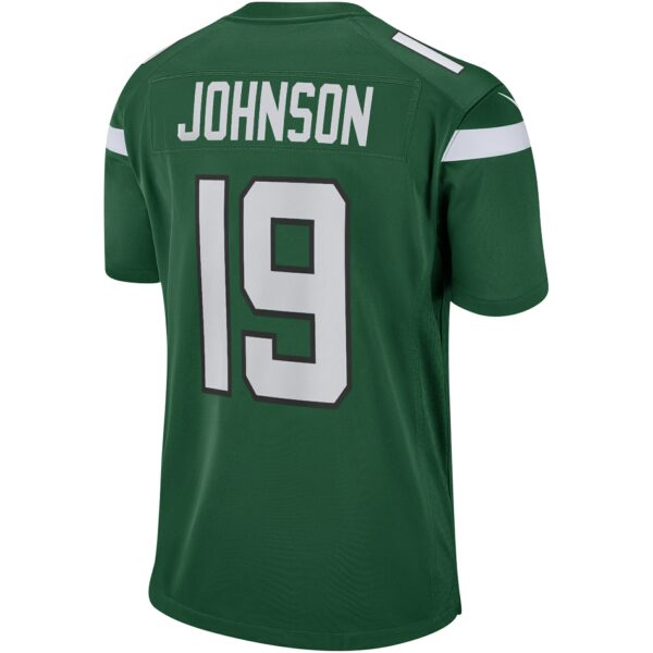 Men’s New York Jets Keyshawn Johnson Nike Gotham Green Game Retired Player Jersey