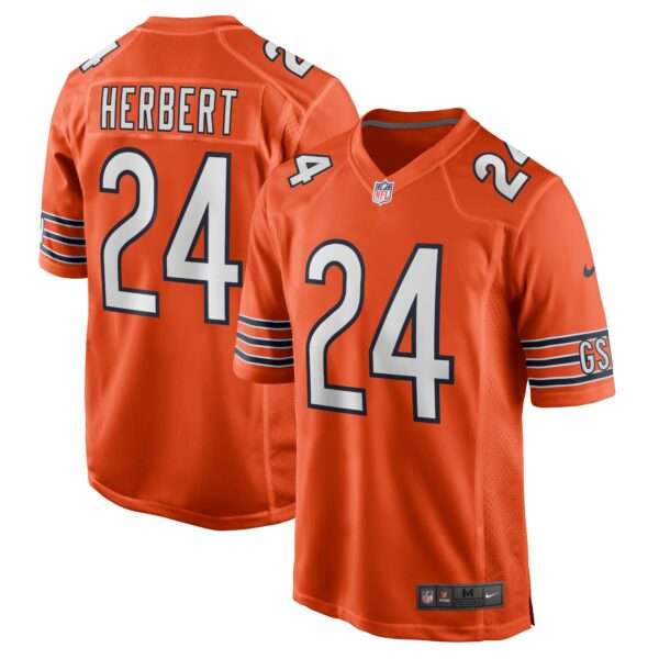 Men’s Chicago Bears Khalil Herbert Nike Orange Alternate Game Player Jersey