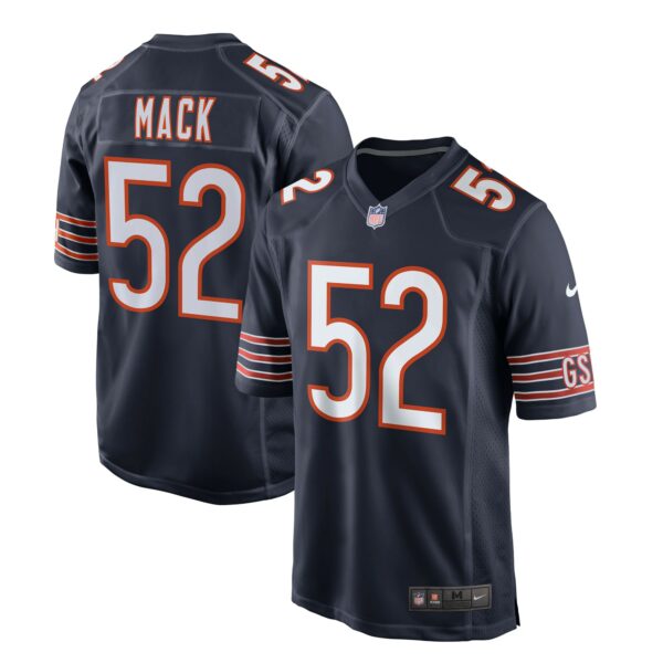 Men’s Chicago Bears Khalil Mack Nike Navy Game Player Jersey