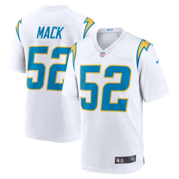 Men’s Los Angeles Chargers Khalil Mack Nike White Game Jersey