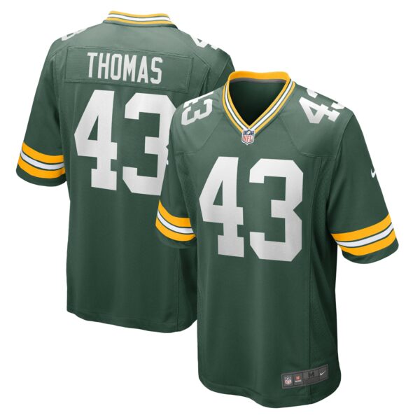 Men’s Green Bay Packers Kiondre Thomas Nike Green Game Player Jersey