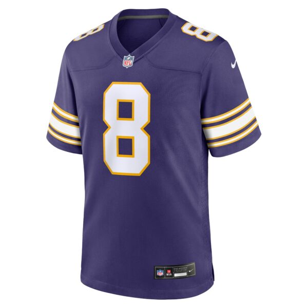 Men’s Minnesota Vikings Kirk Cousins Nike Purple Classic Player Game Jersey