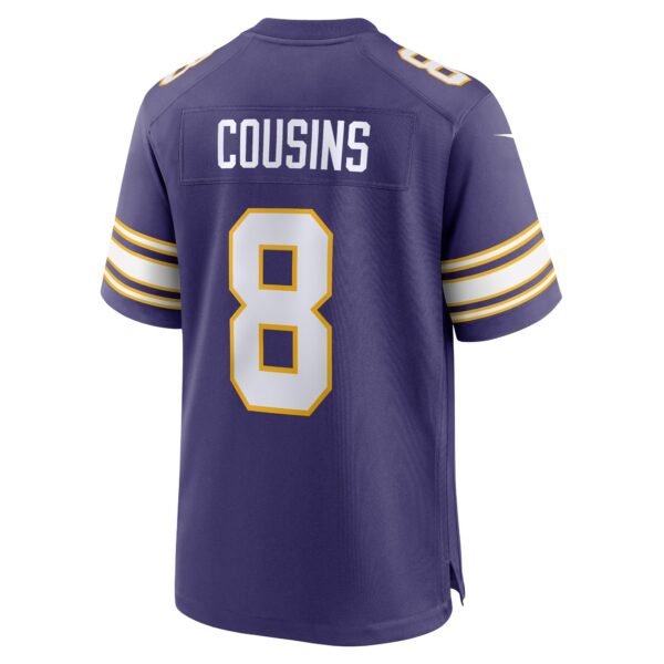 Men’s Minnesota Vikings Kirk Cousins Nike Purple Classic Player Game Jersey