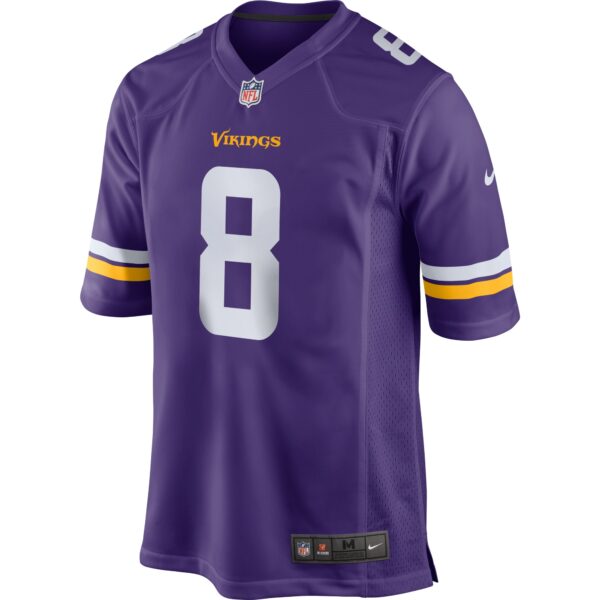 Men’s Minnesota Vikings Kirk Cousins Nike Purple Game Jersey