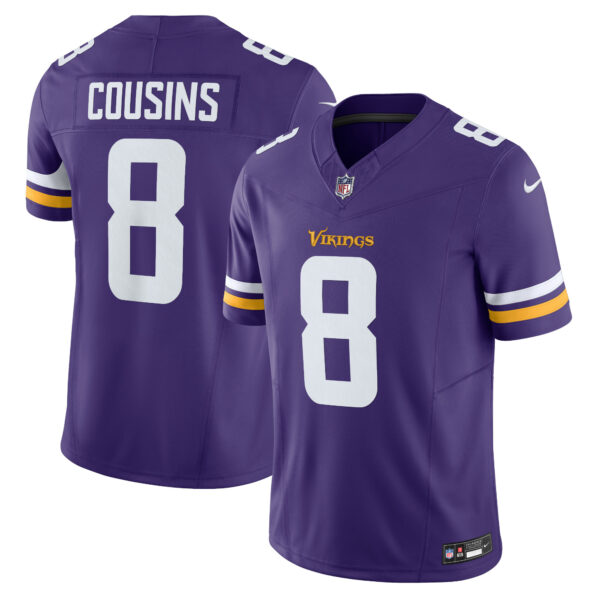 Men’s Minnesota Vikings Kirk Cousins Nike Purple Vapor F.U.S.E. Limited Jersey