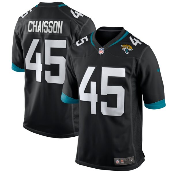 Men’s Jacksonville Jaguars K’Lavon Chaisson Nike Black Game Jersey