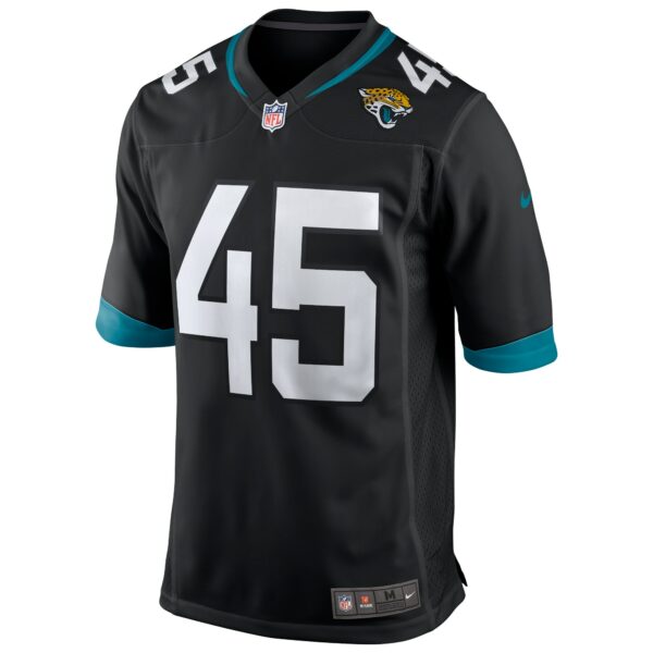 Men’s Jacksonville Jaguars K’Lavon Chaisson Nike Black Game Jersey