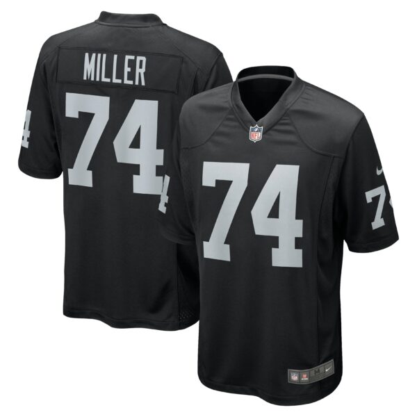 Men’s Las Vegas Raiders Kolton Miller Nike Black Game Jersey