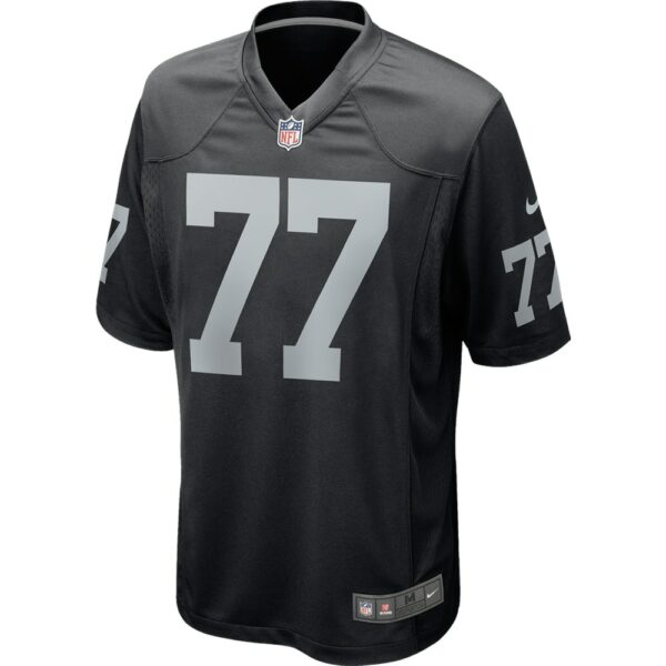 Men’s Las Vegas Raiders Kolton Miller Nike Black Game Player Jersey