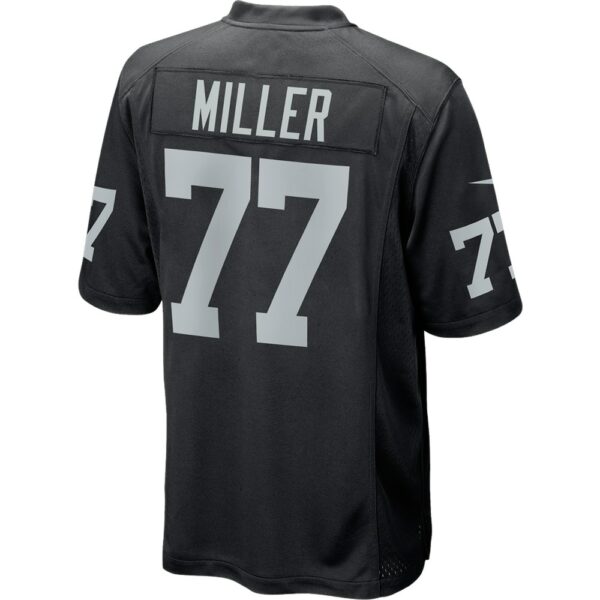 Men’s Las Vegas Raiders Kolton Miller Nike Black Game Player Jersey