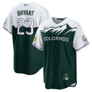 Men's Colorado Rockies Kris Bryant Nike Green 2022 City Connect Replica Player Jersey