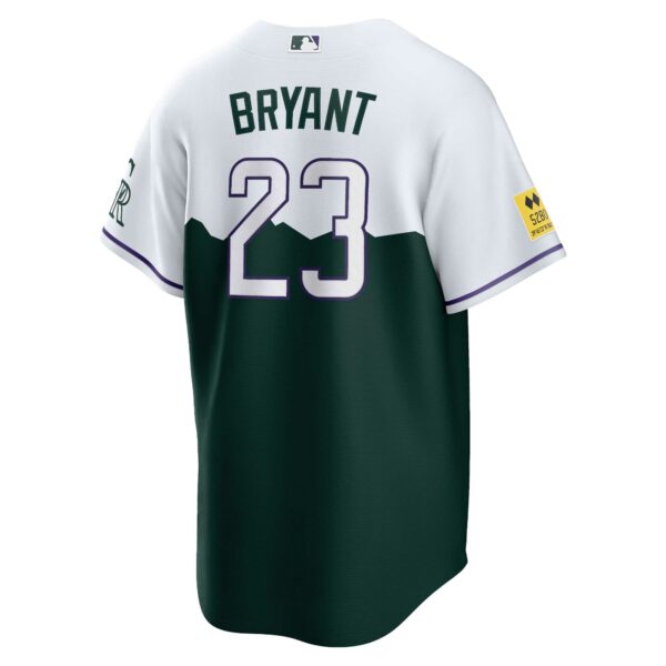 Men’s Colorado Rockies Kris Bryant Nike Green 2022 City Connect Replica Player Jersey