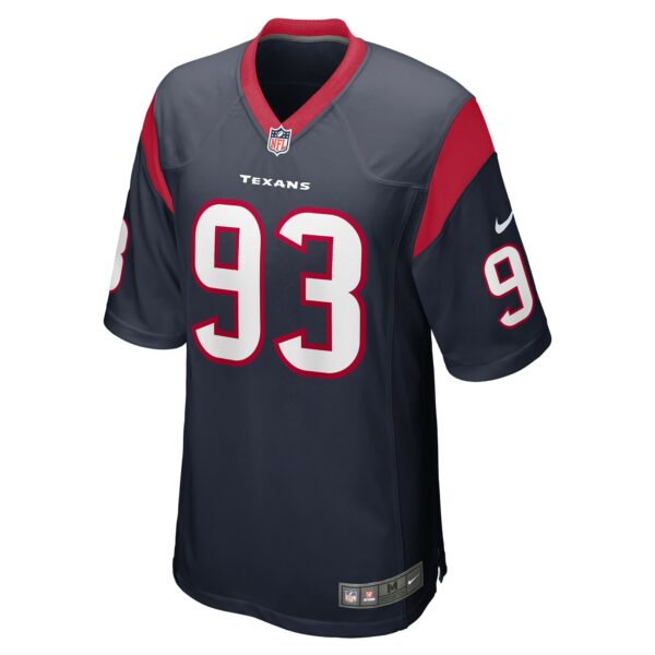 Men’s Houston Texans Kurt Hinish Nike Navy Game Player Jersey