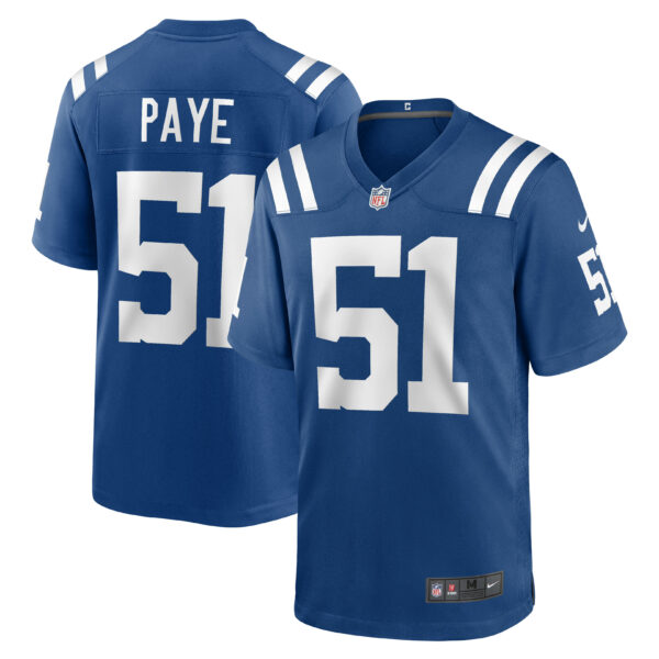 Men’s Indianapolis Colts Kwity Paye Nike Royal Game Jersey