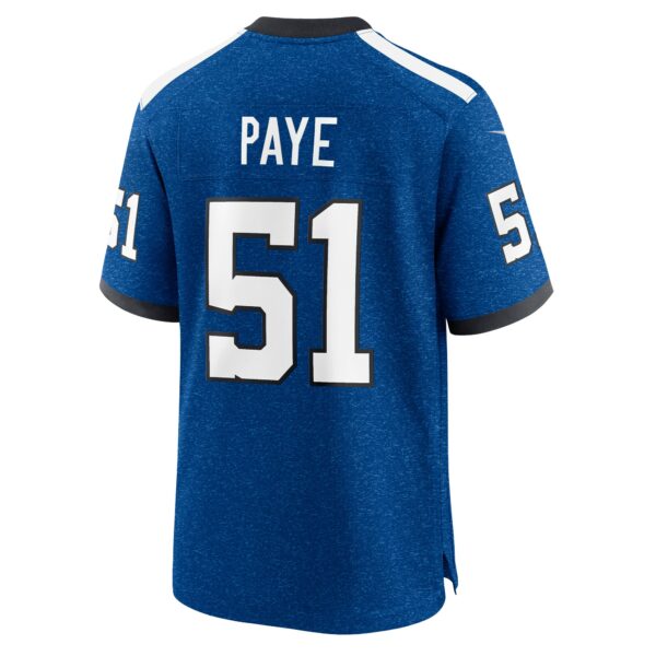 Men’s Indianapolis Colts Kwity Paye Nike Royal Indiana Nights Alternate Game Jersey