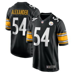 Men's Pittsburgh Steelers Kwon Alexander Nike Black Game Jersey