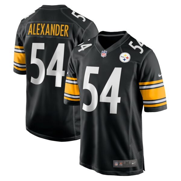 Men’s Pittsburgh Steelers Kwon Alexander Nike Black Game Jersey