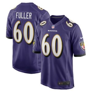 Men's Baltimore Ravens Kyle Fuller Nike Purple Game Jersey