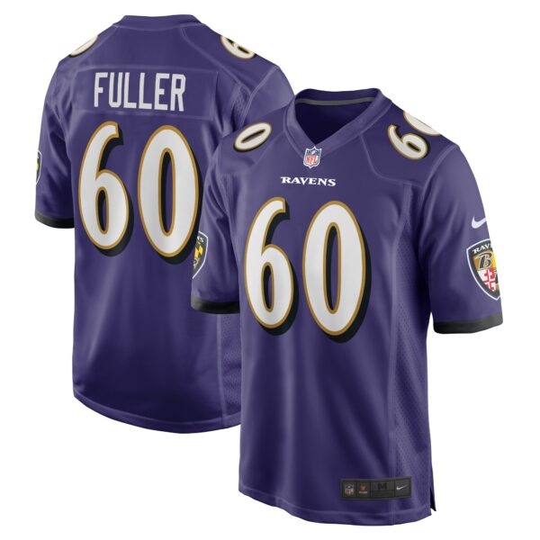 Men’s Baltimore Ravens Kyle Fuller Nike Purple Game Jersey